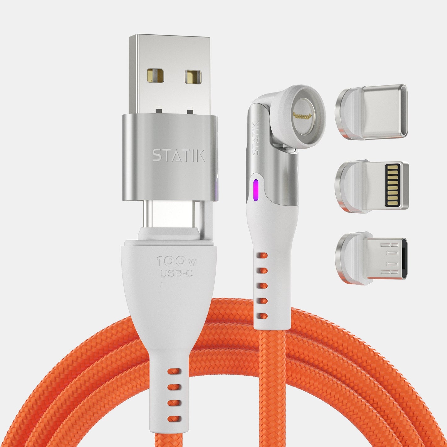 Statik® 360 Pro | 100W Universal Charge & Data Cable