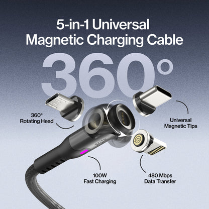 Statik® 360 Pro | 100W Universal Charge & Data Cable