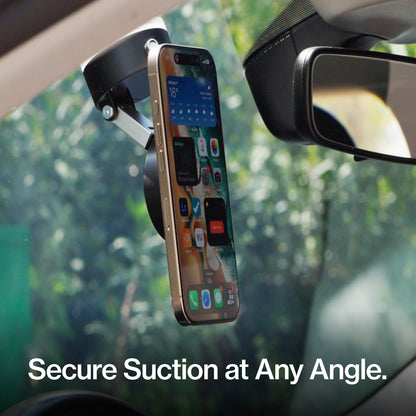 HyperMount (Gen 2) | Vacuum Car Mount | Compatible with All Smart Phones | iPhone or Android