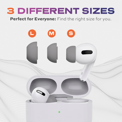 CloudBuds | Airpods Pro Tips | Memory Foam Ear Tip Replacement | 3 Sizes