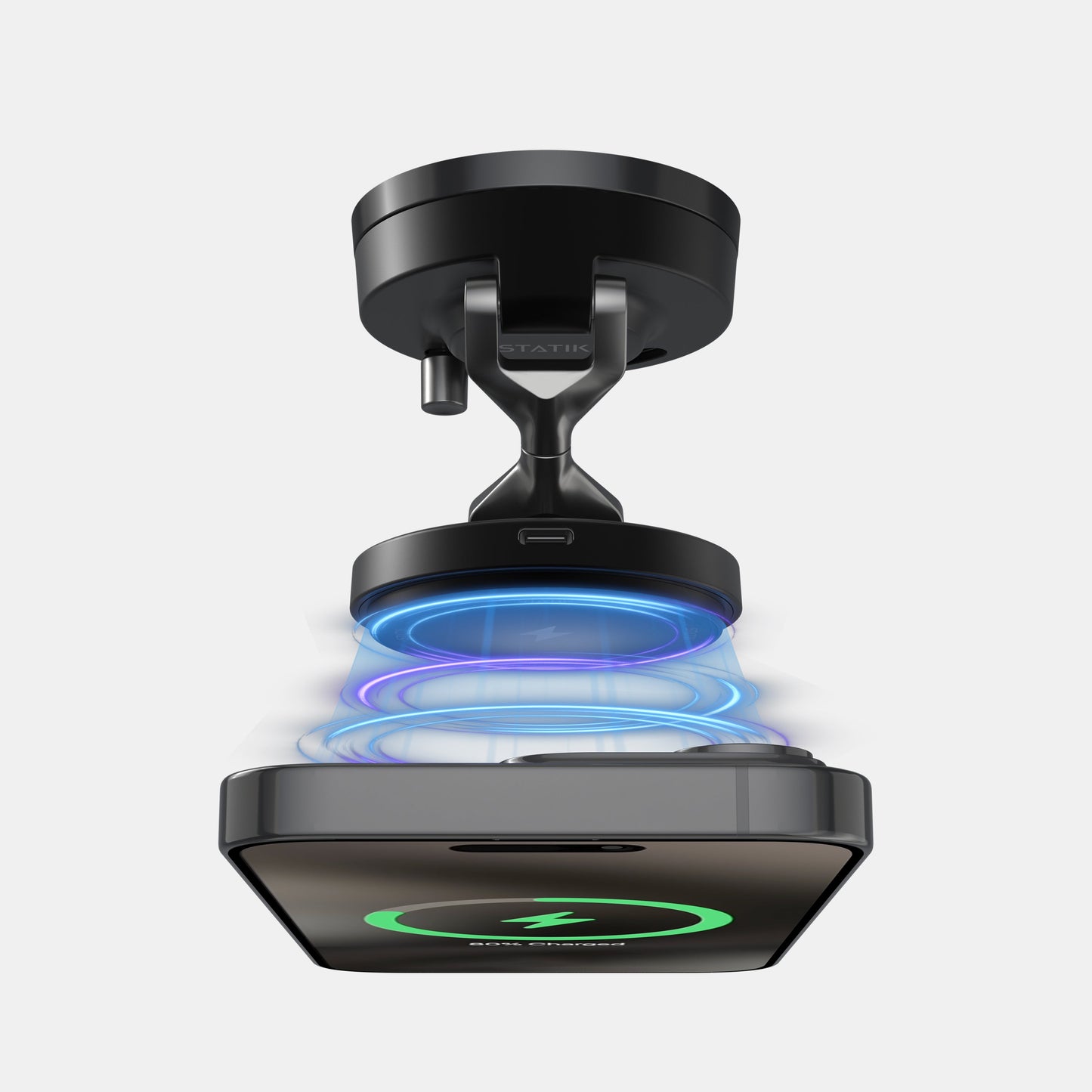 HyperMount Pro | 15W Wireless Charging Nano-Vacuum Mount