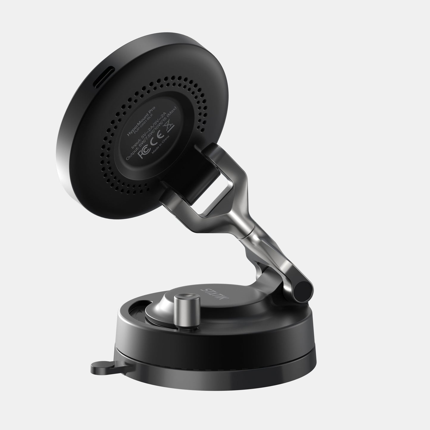 HyperMount Pro | 15W Wireless Charging Nano-Vacuum Mount